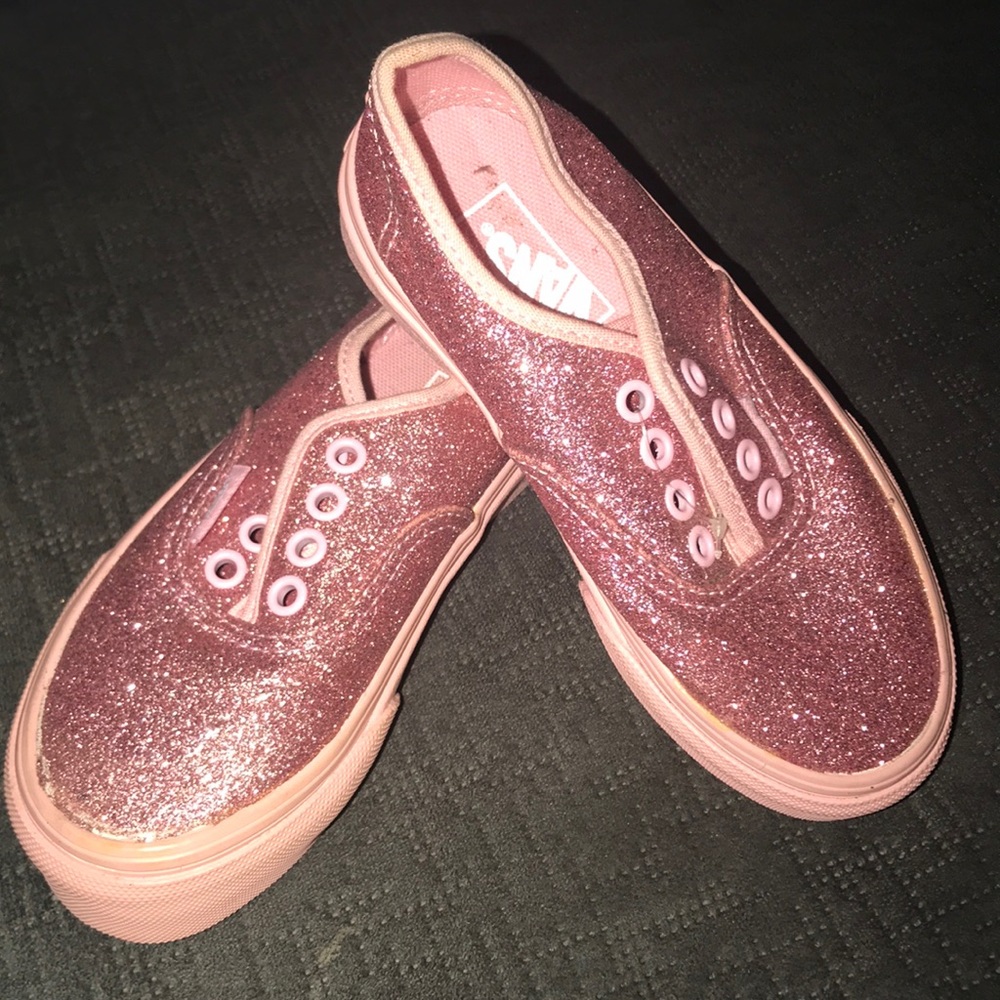 Girls glitter vans